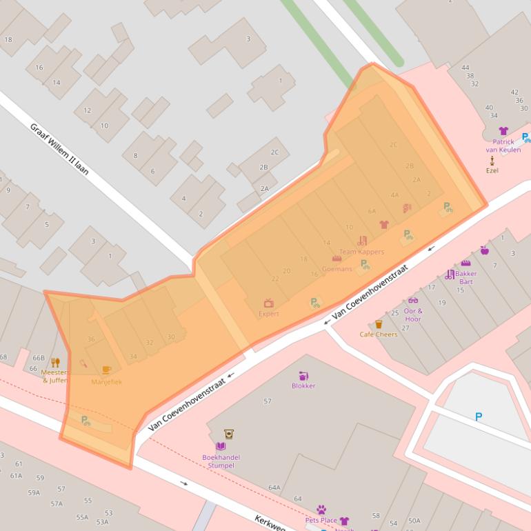 Kaart van postcodegebied 1961NX.