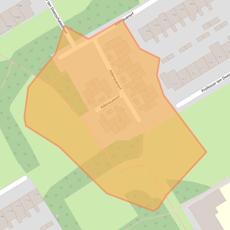 Kaart van postcodegebied 1963AB.