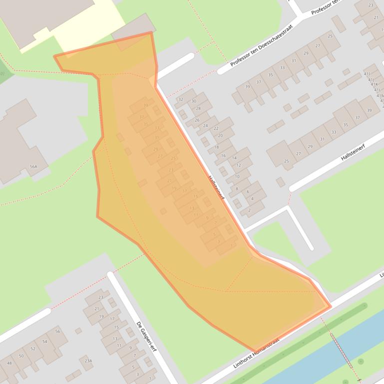 Kaart van postcodegebied 1963AC.