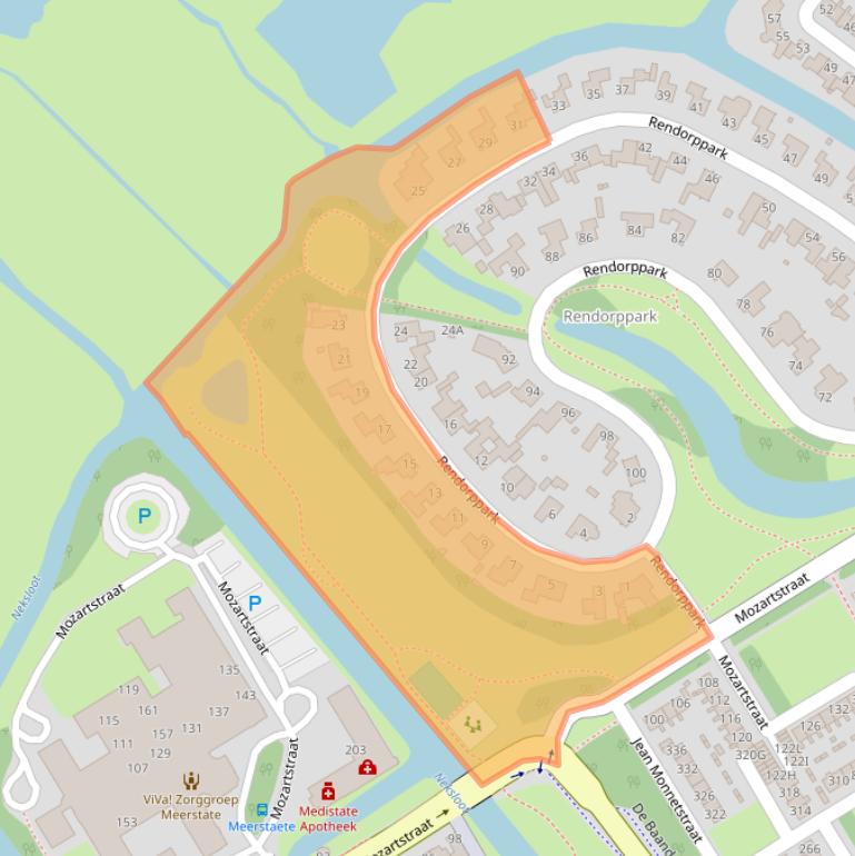 Kaart van postcodegebied 1963AK.