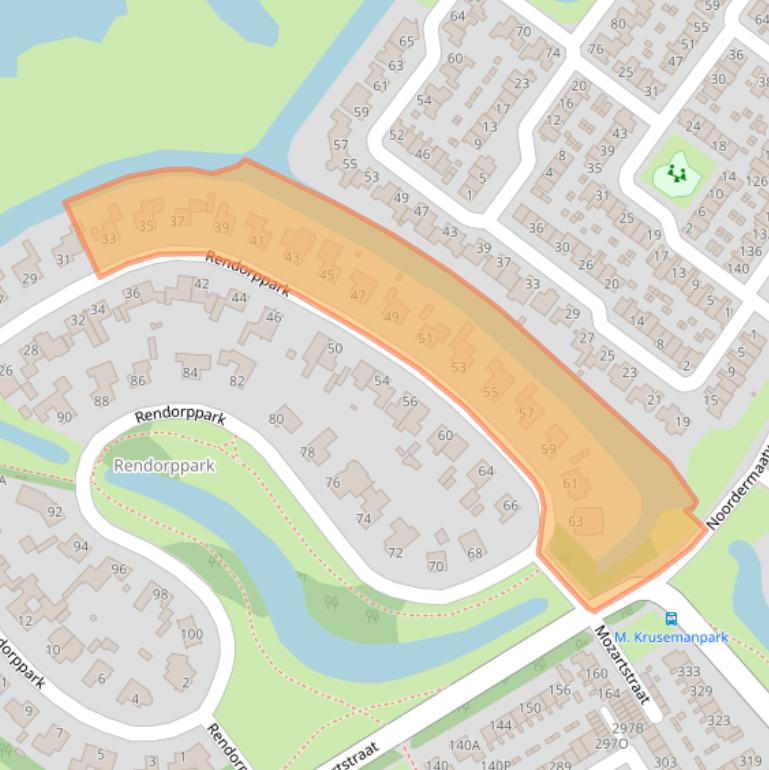 Kaart van postcodegebied 1963AL.
