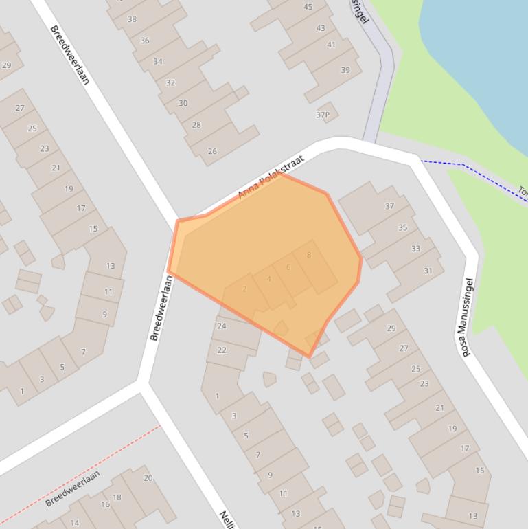 Kaart van postcodegebied 1963BH.