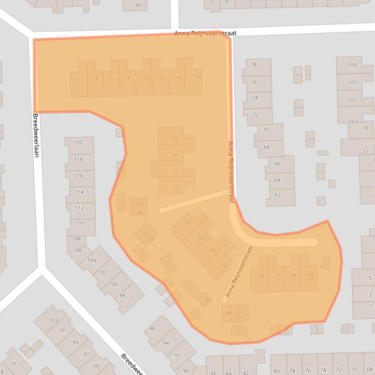Kaart van postcodegebied 1963BV.