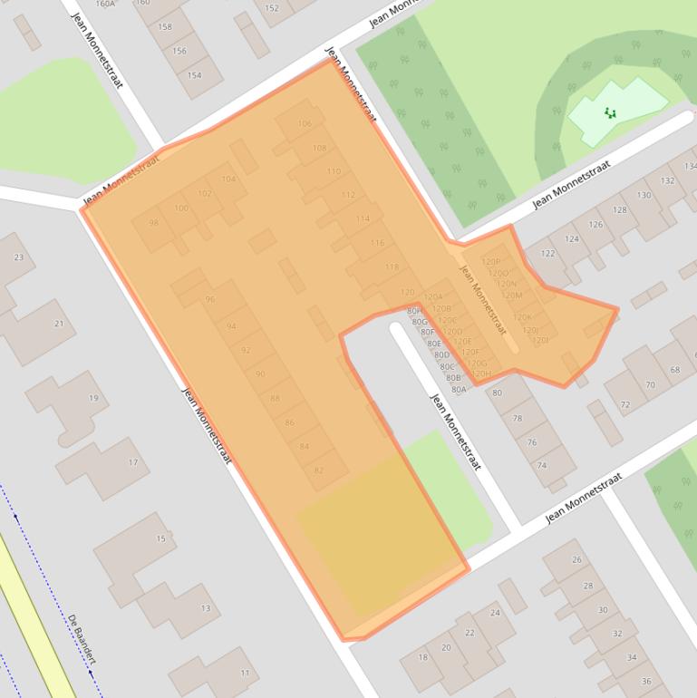 Kaart van postcodegebied 1963KS.