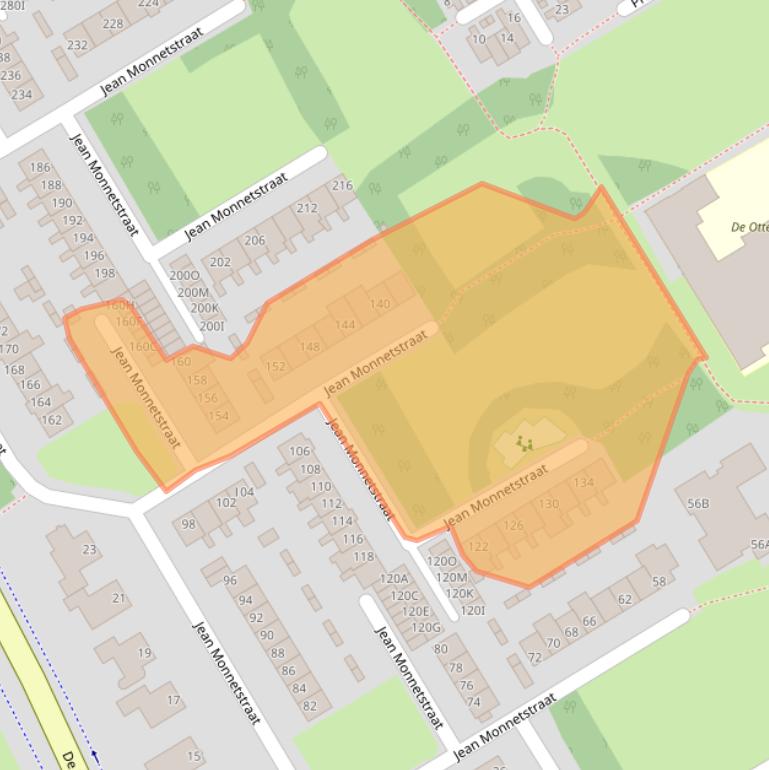 Kaart van postcodegebied 1963KT.