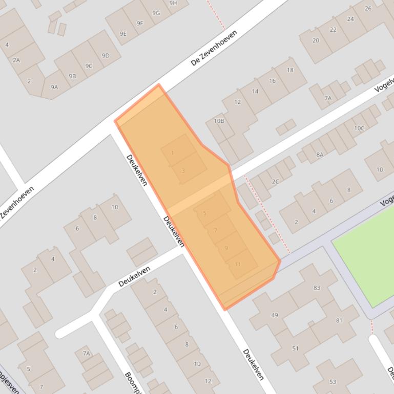 Kaart van postcodegebied 1963SM.