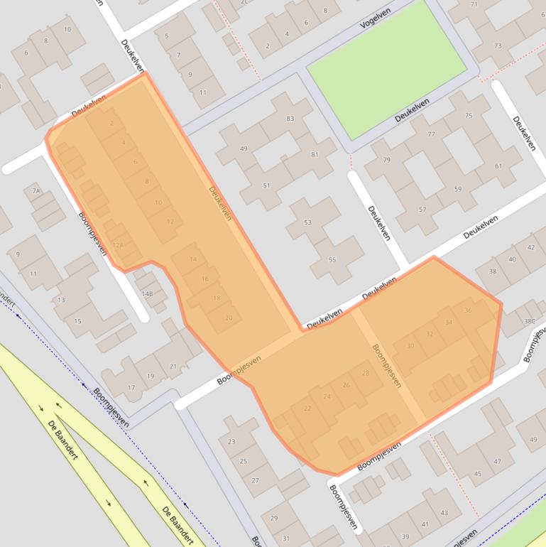 Kaart van postcodegebied 1963SP.
