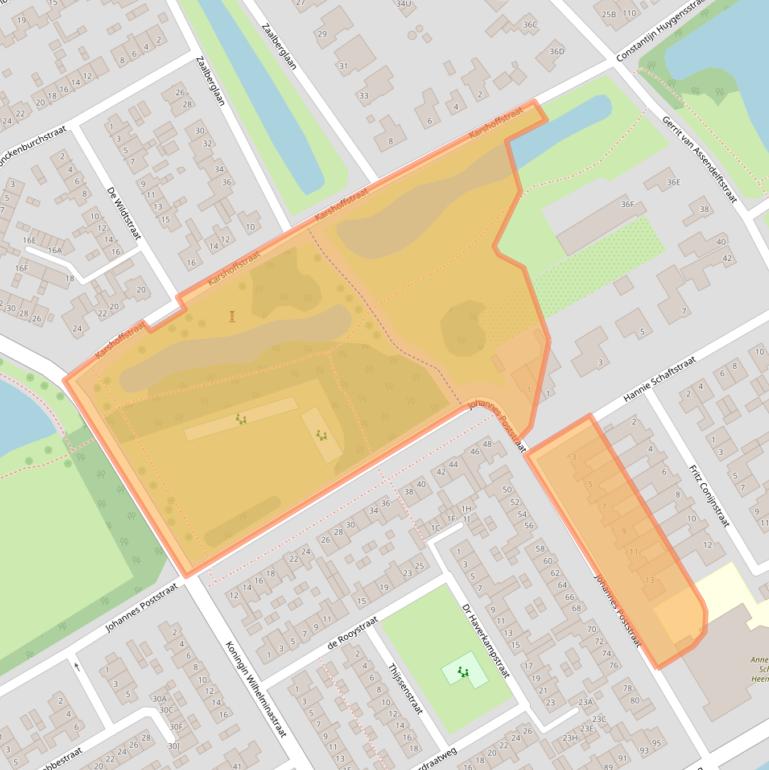 Kaart van postcodegebied 1964BH.