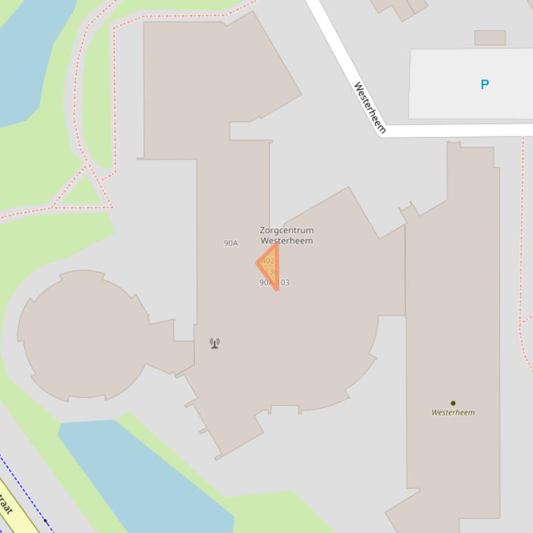 Kaart van postcodegebied 1964EH.