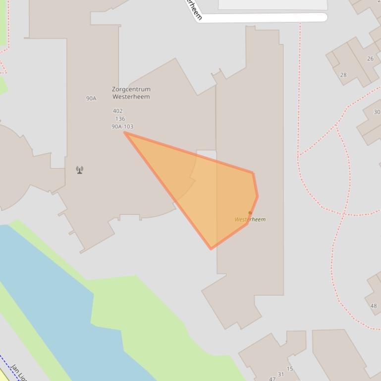 Kaart van postcodegebied 1964GL.