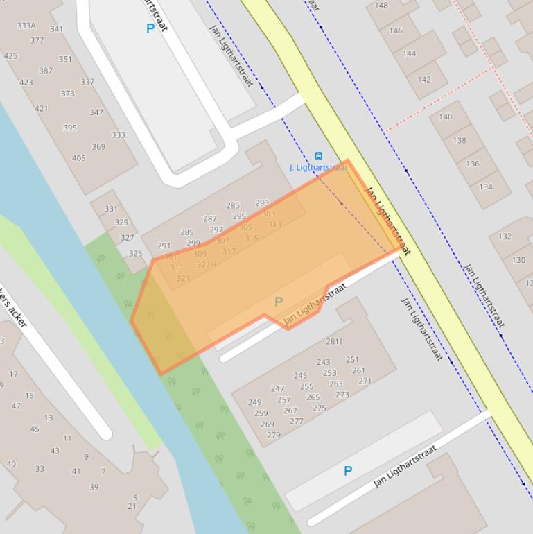 Kaart van postcodegebied 1964HJ.