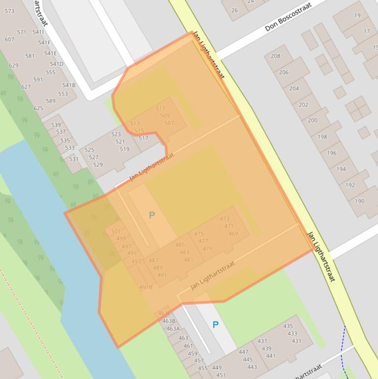 Kaart van postcodegebied 1964HP.