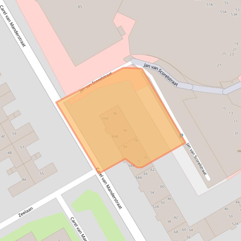 Kaart van postcodegebied 1964RX.