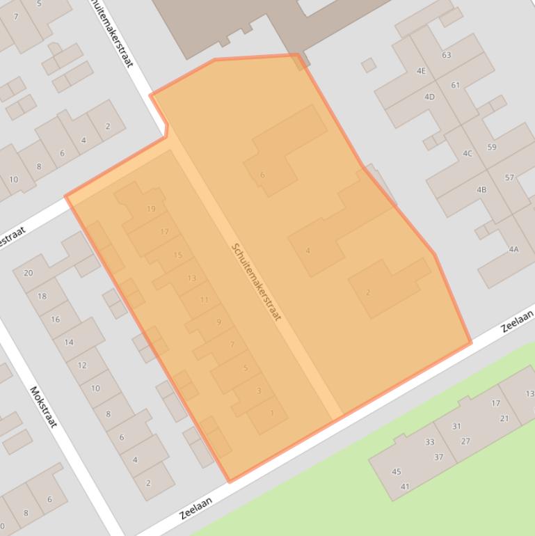 Kaart van postcodegebied 1964TJ.