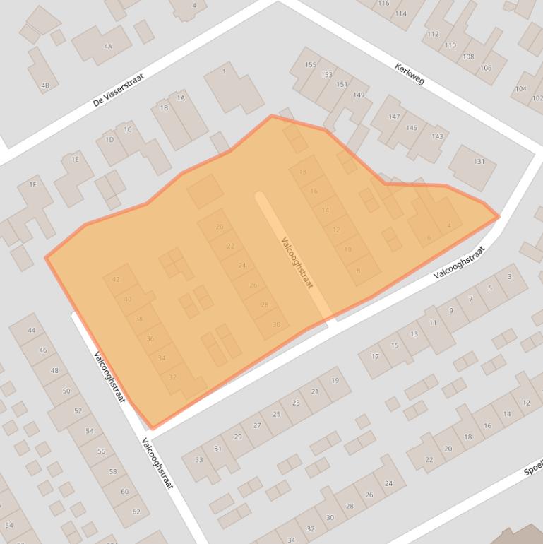 Kaart van postcodegebied 1964TL.