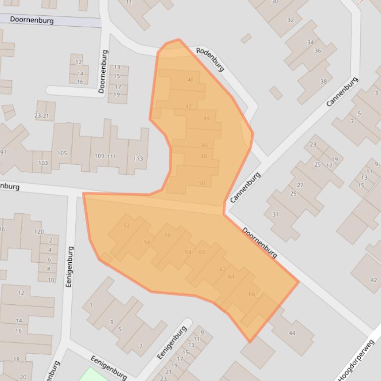 Kaart van postcodegebied 1965BK.