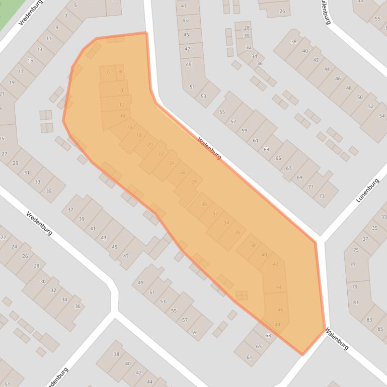Kaart van postcodegebied 1965MG.