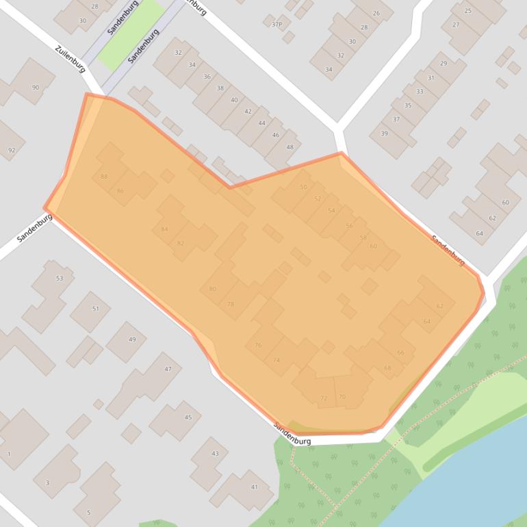 Kaart van postcodegebied 1965NL.