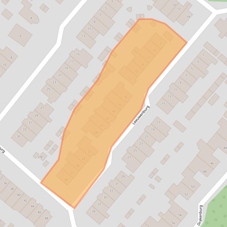 Kaart van postcodegebied 1965NP.