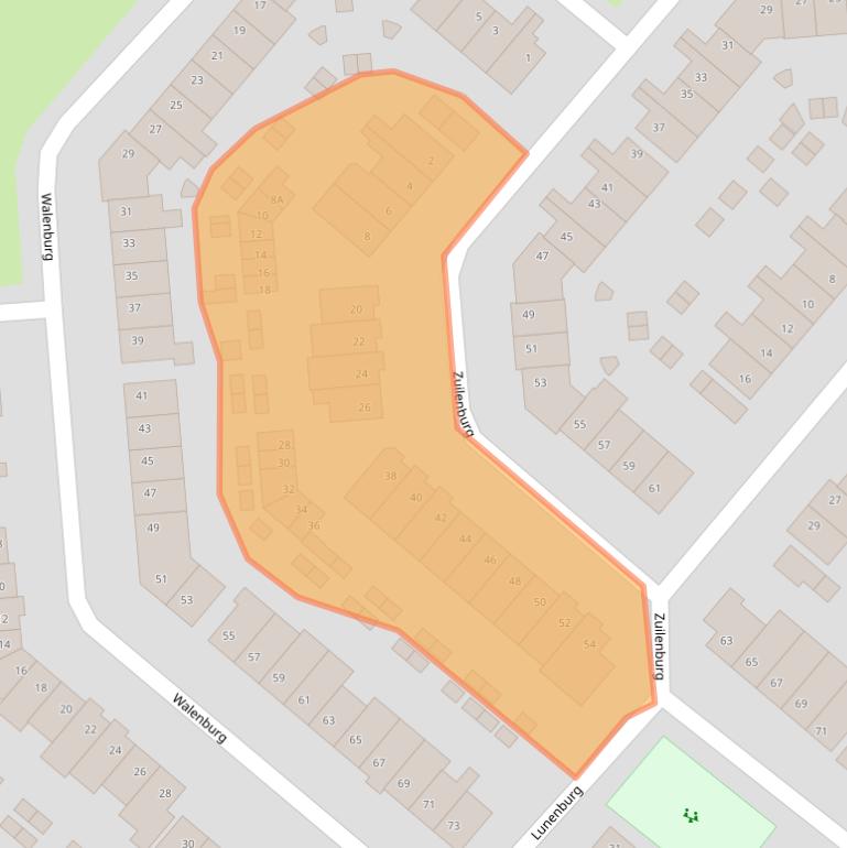 Kaart van postcodegebied 1965NX.