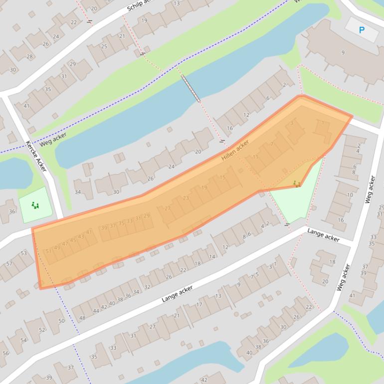 Kaart van postcodegebied 1965TA.