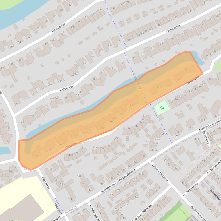 Kaart van postcodegebied 1965TJ.
