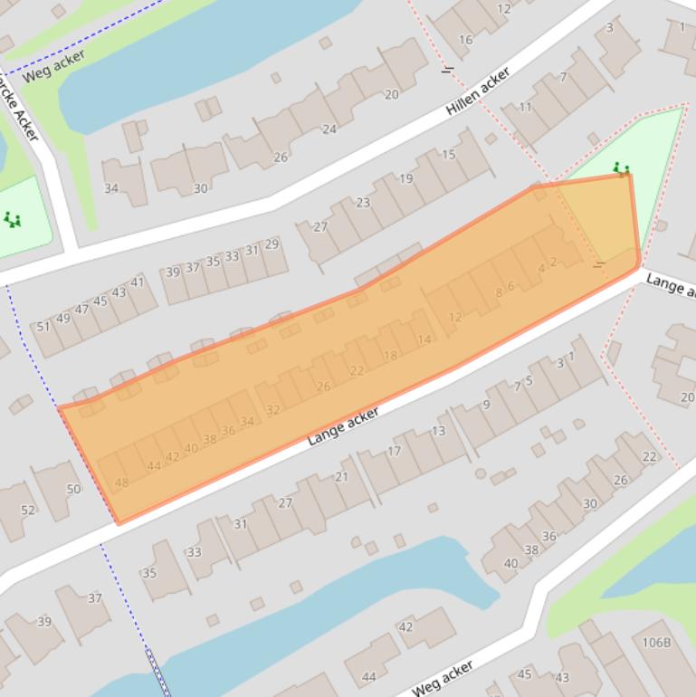 Kaart van postcodegebied 1965TL.