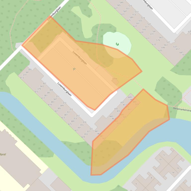 Kaart van postcodegebied 1966MH.