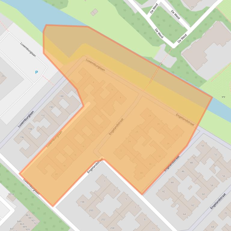 Kaart van postcodegebied 1966NH.