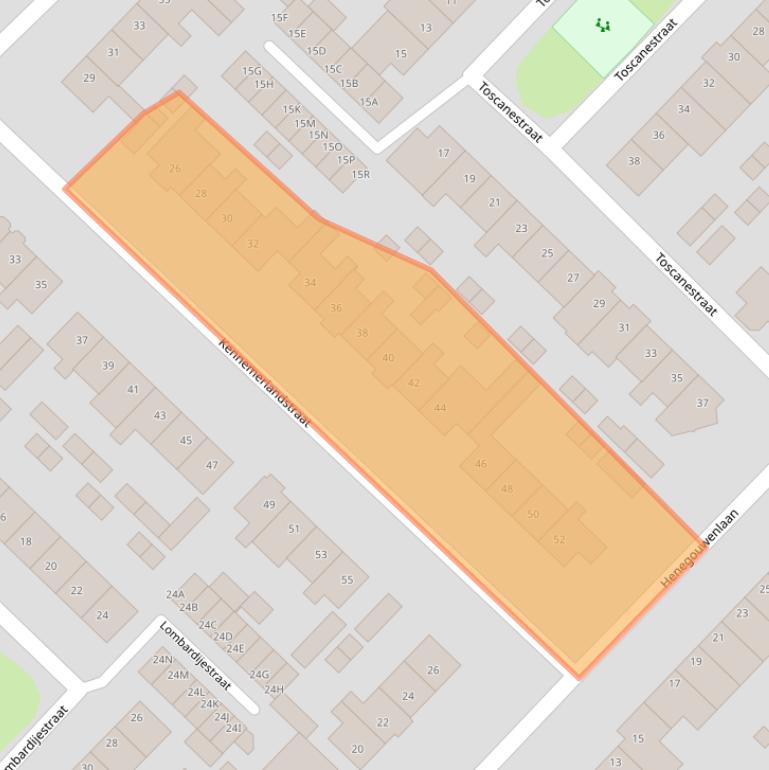 Kaart van postcodegebied 1966PH.