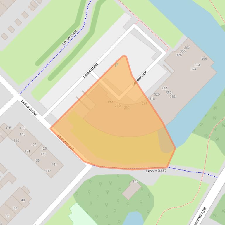 Kaart van postcodegebied 1966SM.