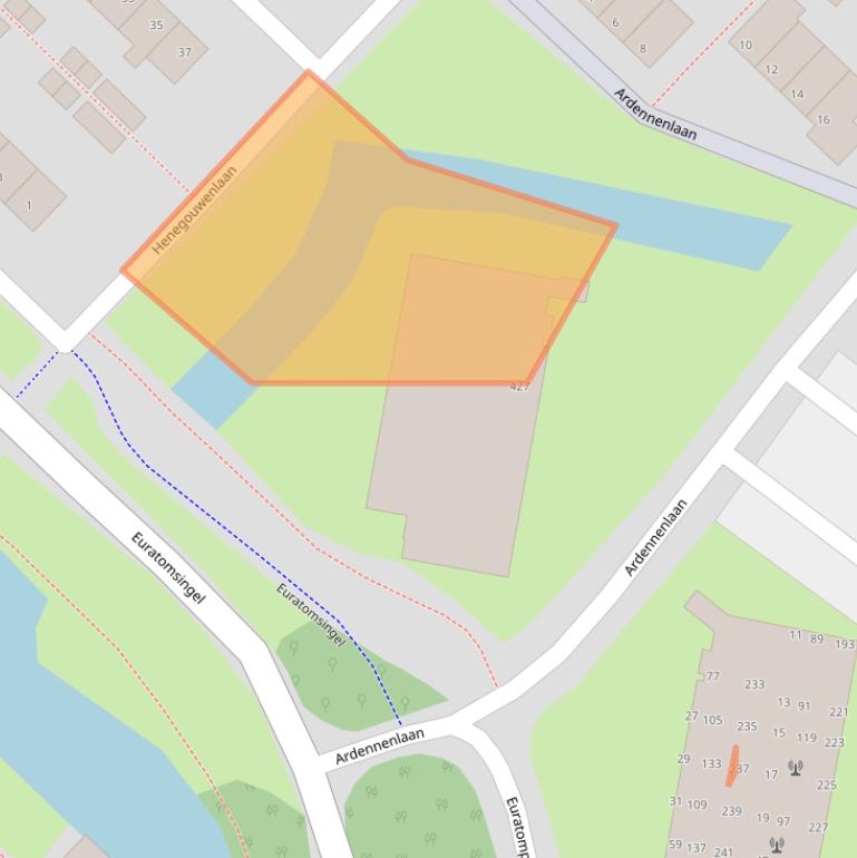 Kaart van postcodegebied 1966SV.