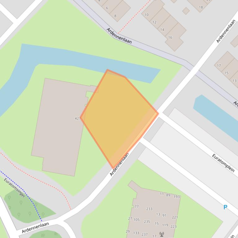 Kaart van postcodegebied 1966SW.