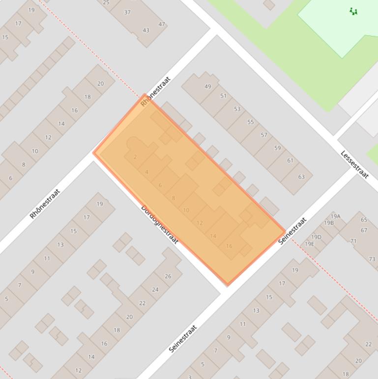 Kaart van postcodegebied 1966VH.