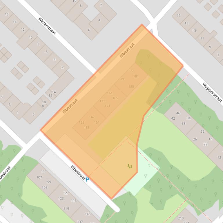Kaart van postcodegebied 1966XG.