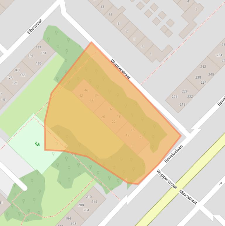 Kaart van postcodegebied 1966XL.