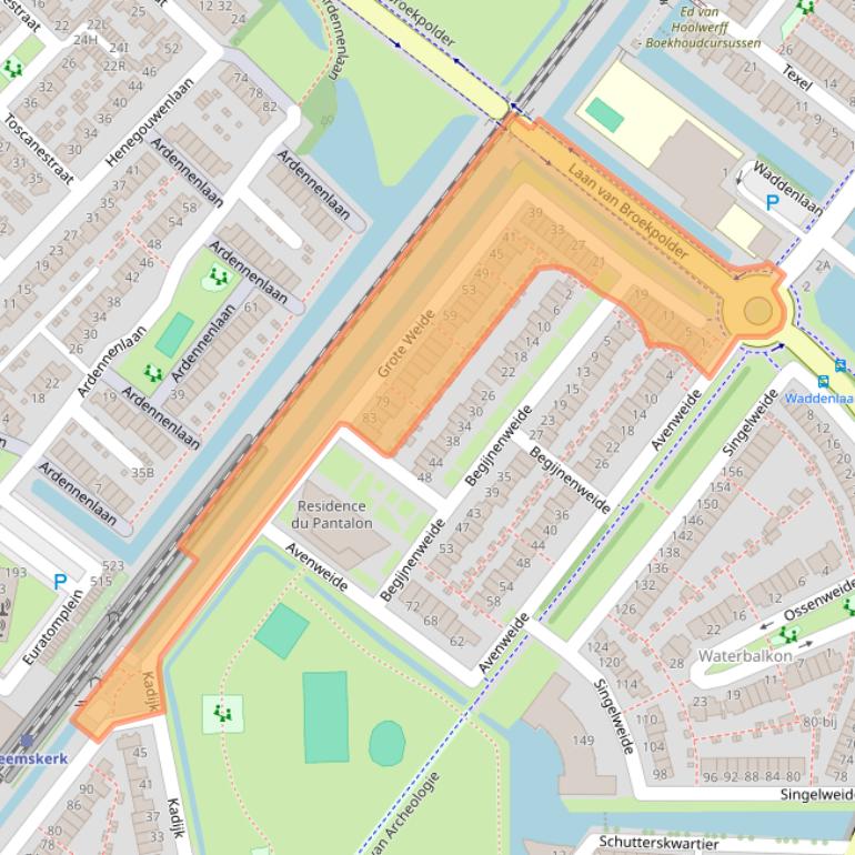 Kaart van postcodegebied 1967HH.