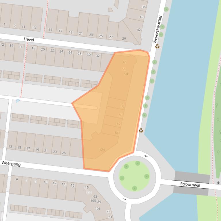 Kaart van postcodegebied 1967JB.