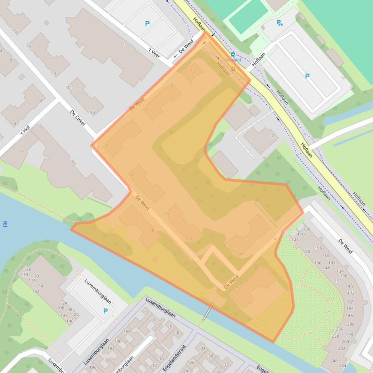 Kaart van postcodegebied 1967NK.