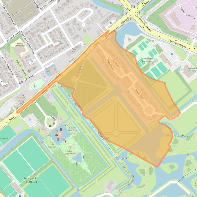 Kaart van postcodegebied 1967NP.