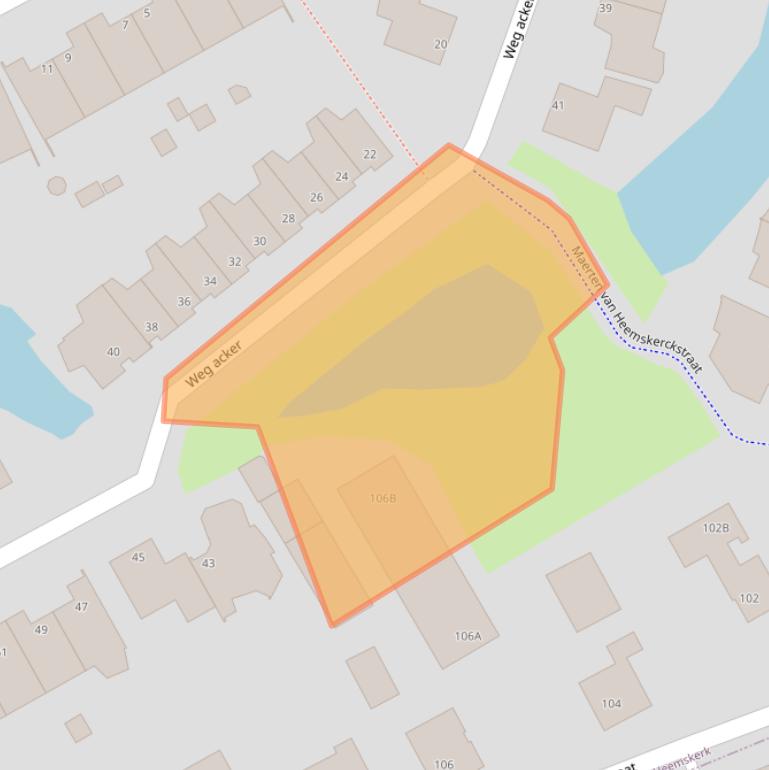 Kaart van postcodegebied 1969JG.