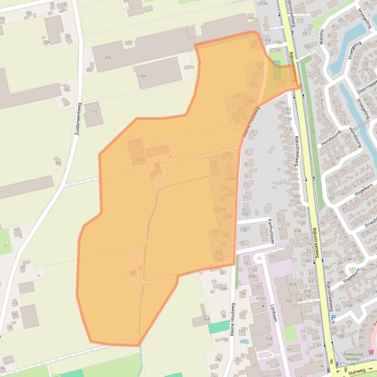 Kaart van postcodegebied 1969KR.