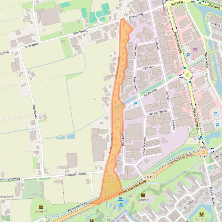 Kaart van postcodegebied 1969KV.