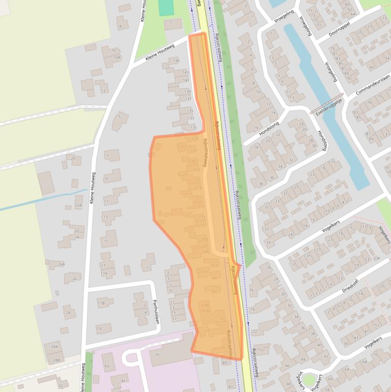 Kaart van postcodegebied 1969LD.