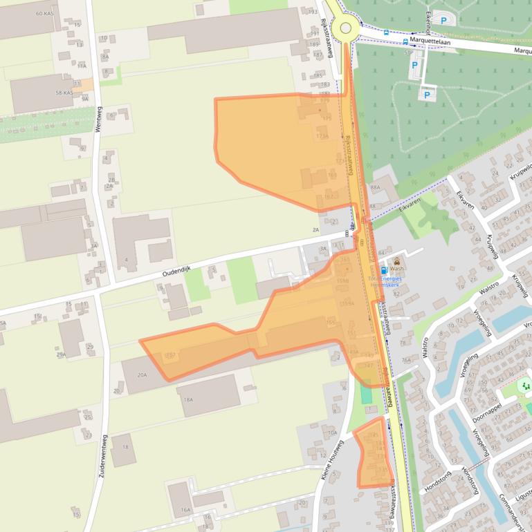 Kaart van postcodegebied 1969LE.