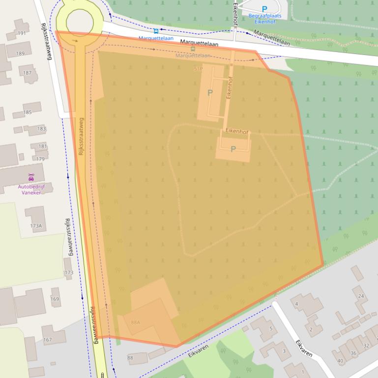 Kaart van postcodegebied 1969LK.