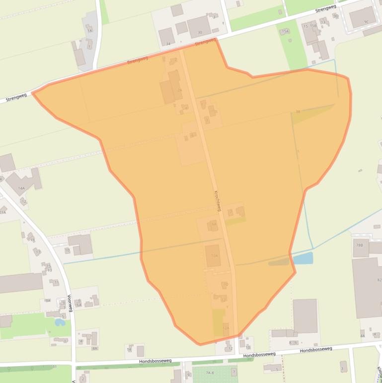 Kaart van postcodegebied 1969MB.