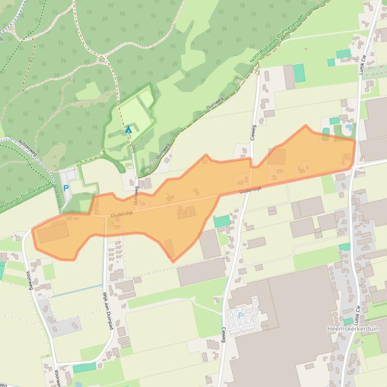 Kaart van postcodegebied 1969MN.