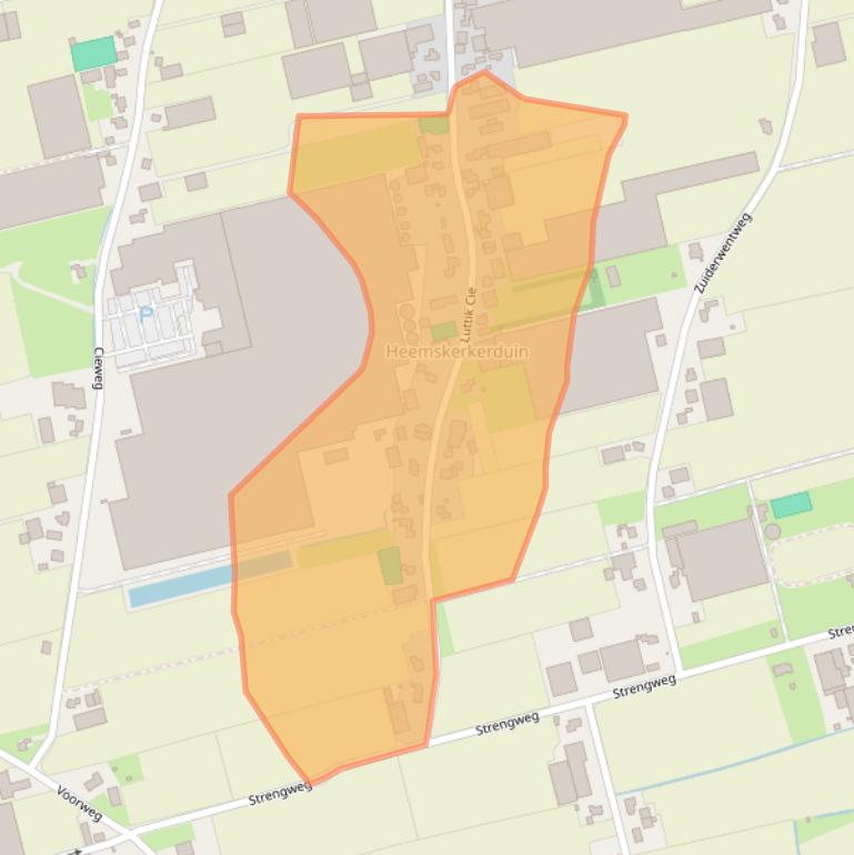 Kaart van postcodegebied 1969MT.