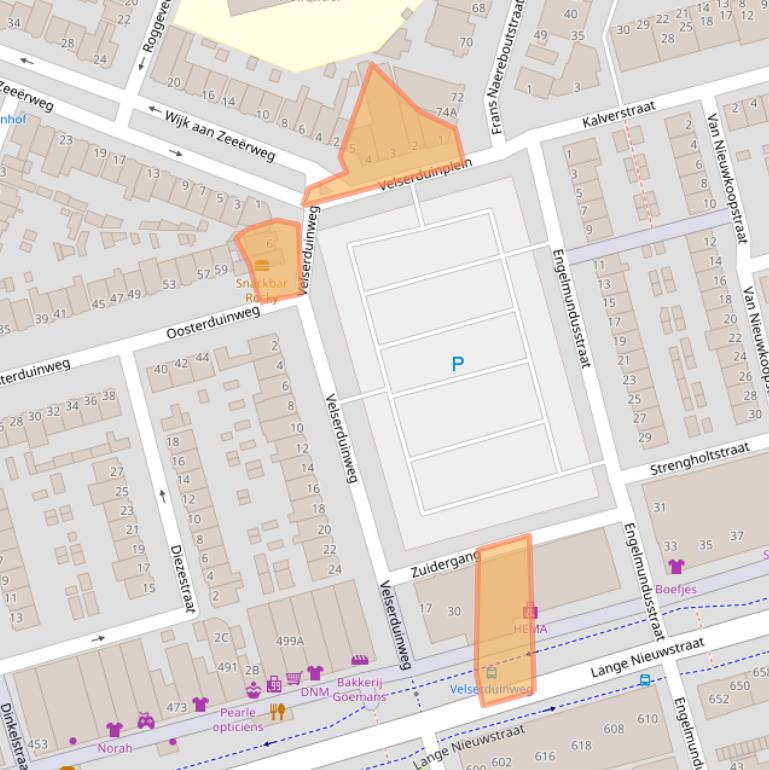 Kaart van postcodegebied 1971BR.